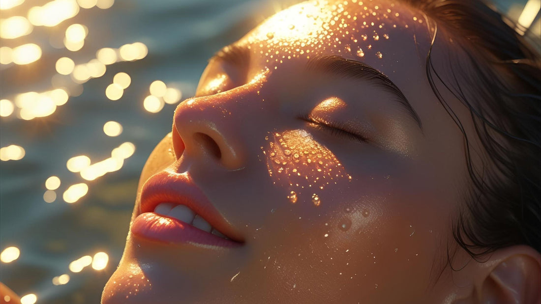 Sun on face 