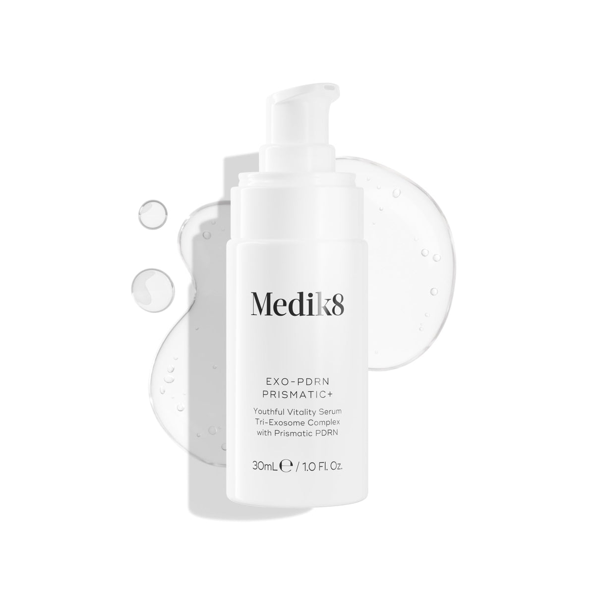 Medik8 Exo-PDRN Prismatic+ 30ml exosome and PDRN serum bottle