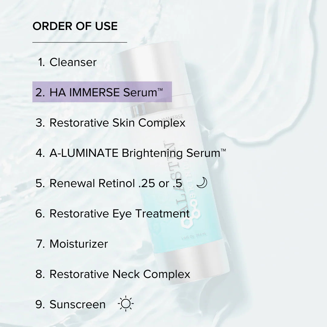 Alastin HA Immerse Serum usage