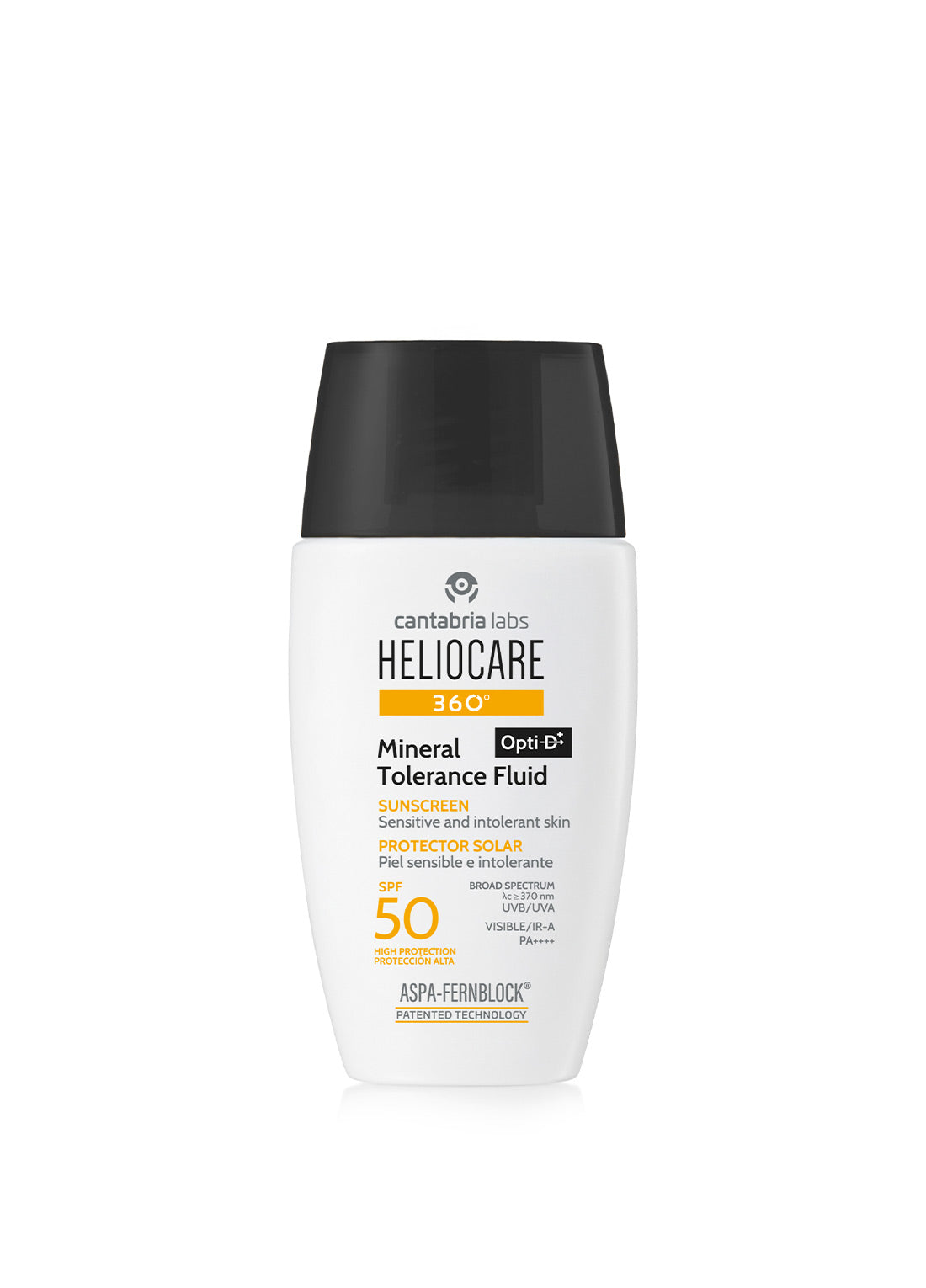 Heliocare 360° Mineral Tolerance Fluid SPF50 50ml bottle
